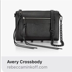 Rebecca Minkoff Avery Black Crossbody